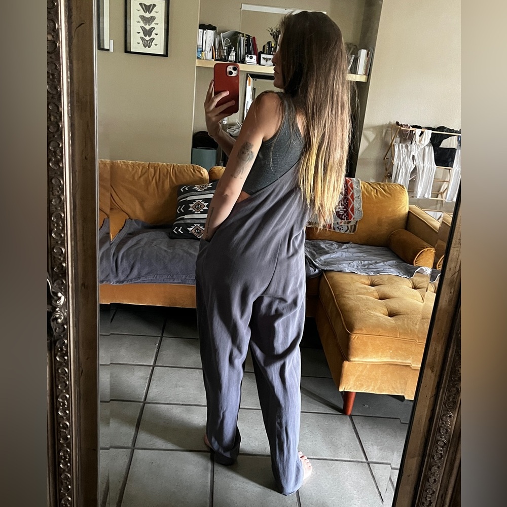 Linen Overalls - Picture 2 of 2